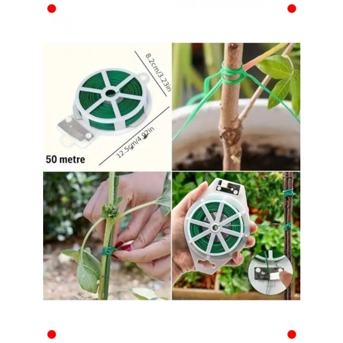 50 Metre Kendinden Kesmeli Bahçe Bağlama Teli