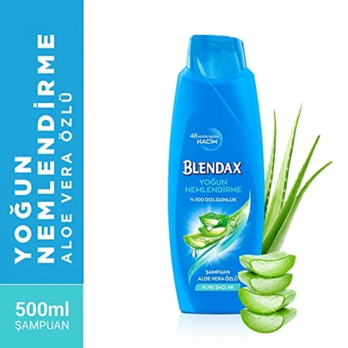 500 ml Aloe Vera Özlü Yoğun Nemlendirici Şampuan