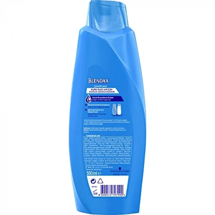 500 ml Aloe Vera Özlü Yoğun Nemlendirici Şampuan