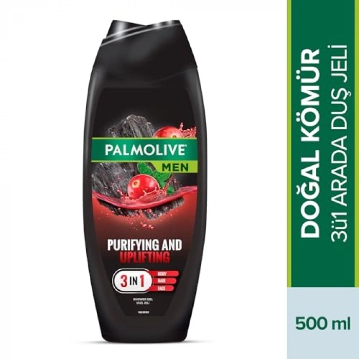 500 ml Doğal Kömür İçeren Erkek Duş Jeli