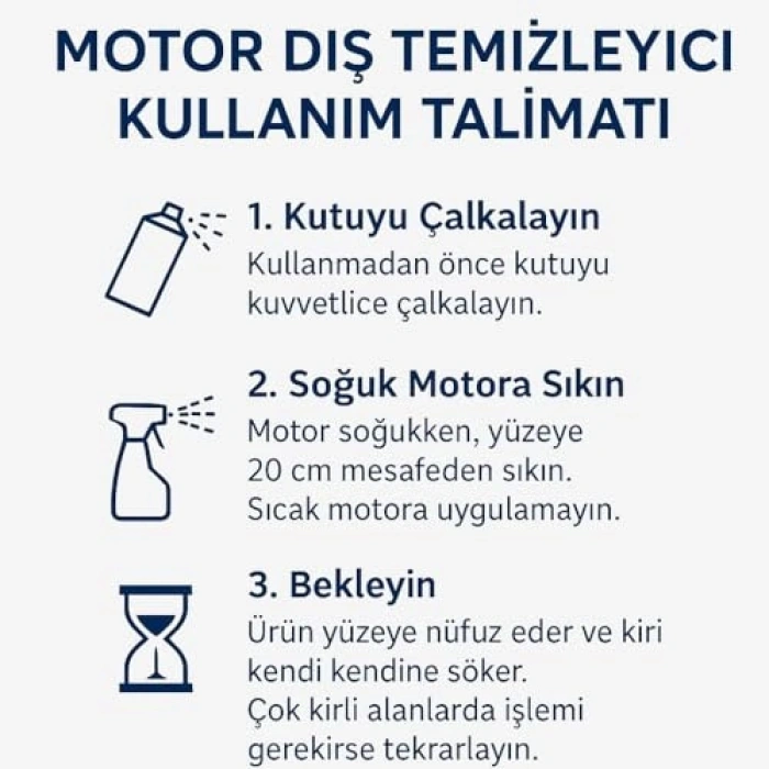 500 Ml Motor Diş Tezleme Aeresol, Yüksek Performans