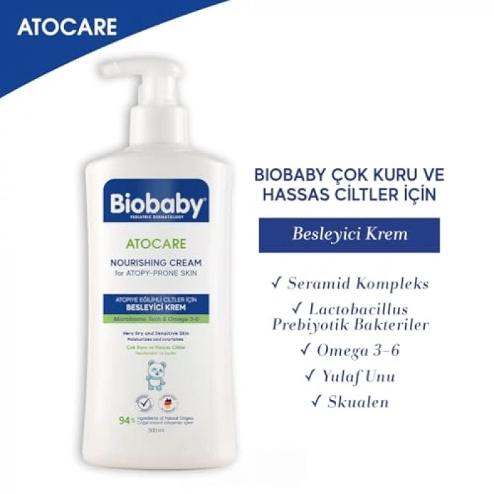 500 ml Prebiyotik ve Postbiyotik Bebek Bakım Kremi