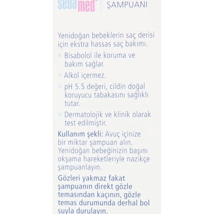 500 ml Yenidoğan Bebek Şampuanı ile Hassas Cilt Bakımı