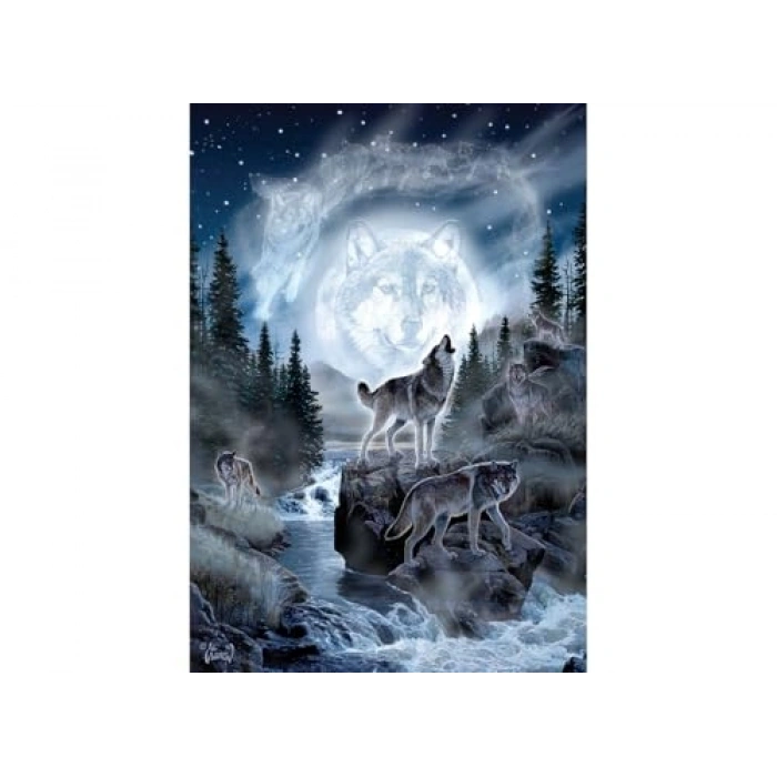 500 Parça Ayışığı Temalı Puzzle, Eğlenceli Zeka Oyunu