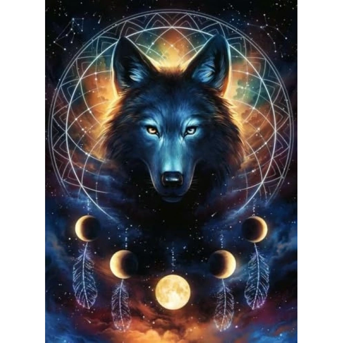 500 Parça Parlayan Kurt Temalı Yapboz, Eğlenceli Aktivite