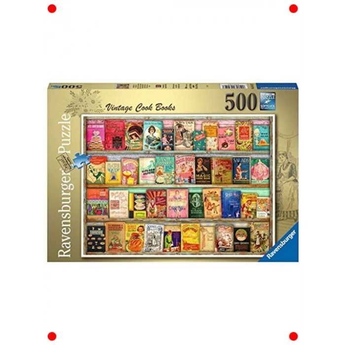 500 Parça Yemek Kitapları Temalı Yapboz