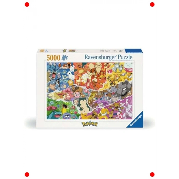 5000 Parçalı Pokemon Temalı Dev Yapboz