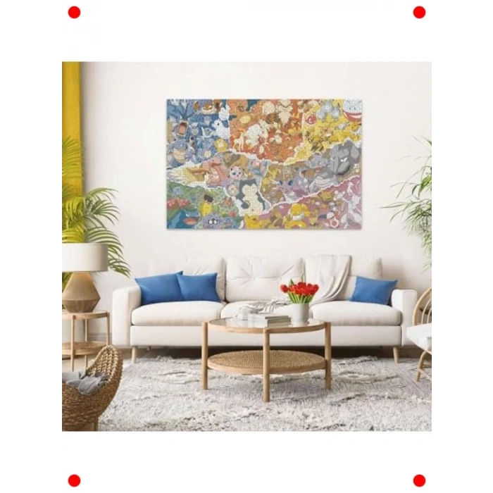 5000 Parçalı Pokemon Temalı Dev Yapboz