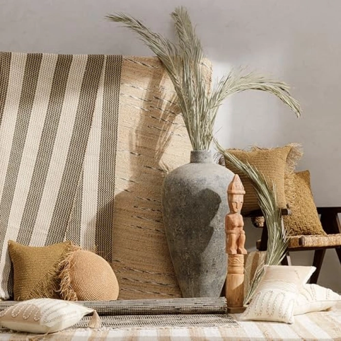 50x50 cm Valetta Tassel Jüt Kırlent