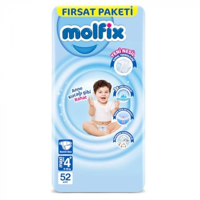 52 Adet Maxi Beden Bebek Bezi, Ekonomik Paket