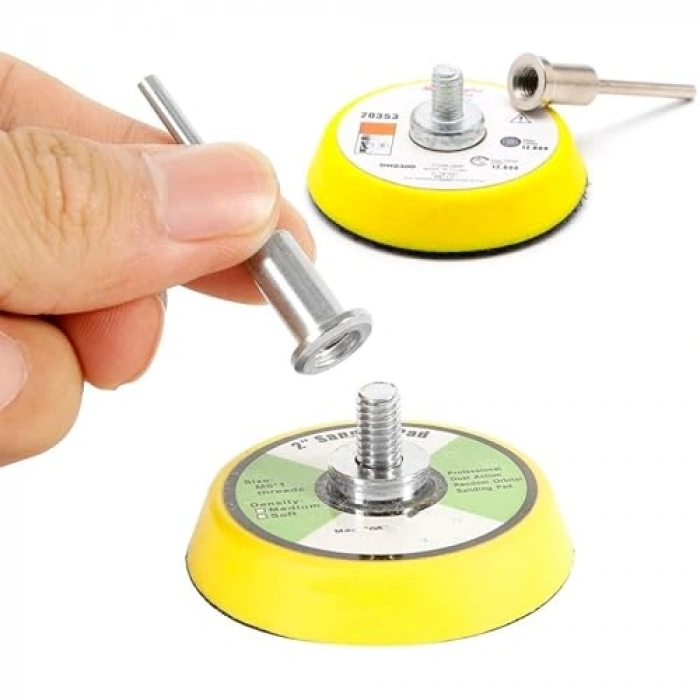 53lü Zımpara Seti, 50 mm Taban Matkap Uyumlu, Karışık Grit