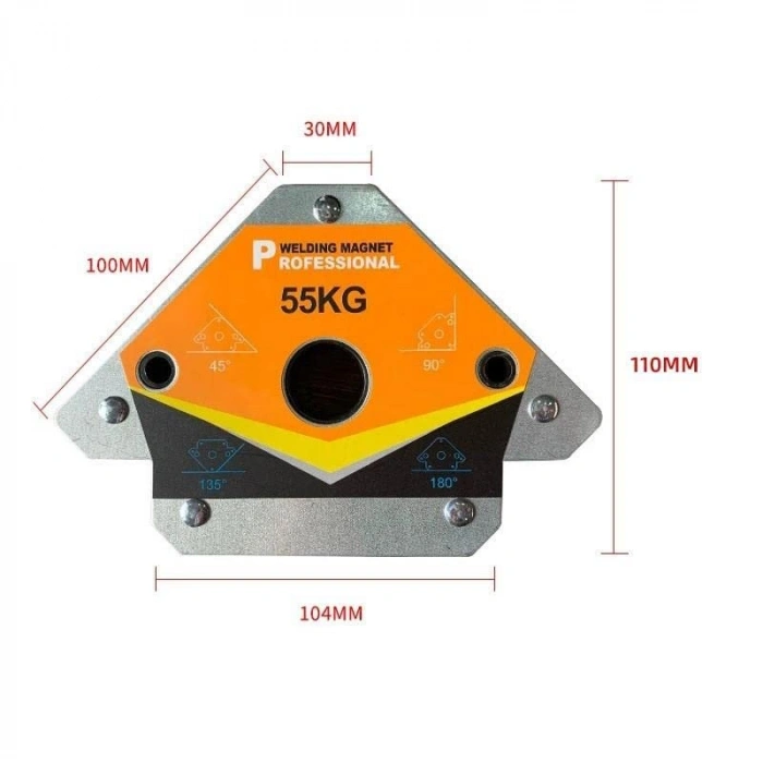 55 Açılı Güçlü Manyetik Kaynak Gönye Tutucu