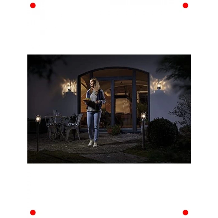 55 cm LED Bahçe Direk Lambası - Dış Mekan E27