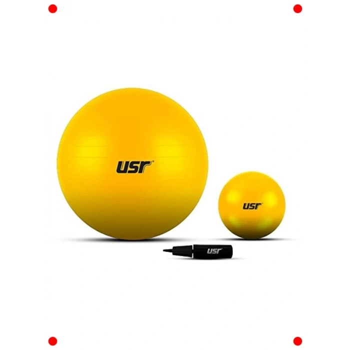 55 cm Pilates Topu ve Pompa Seti