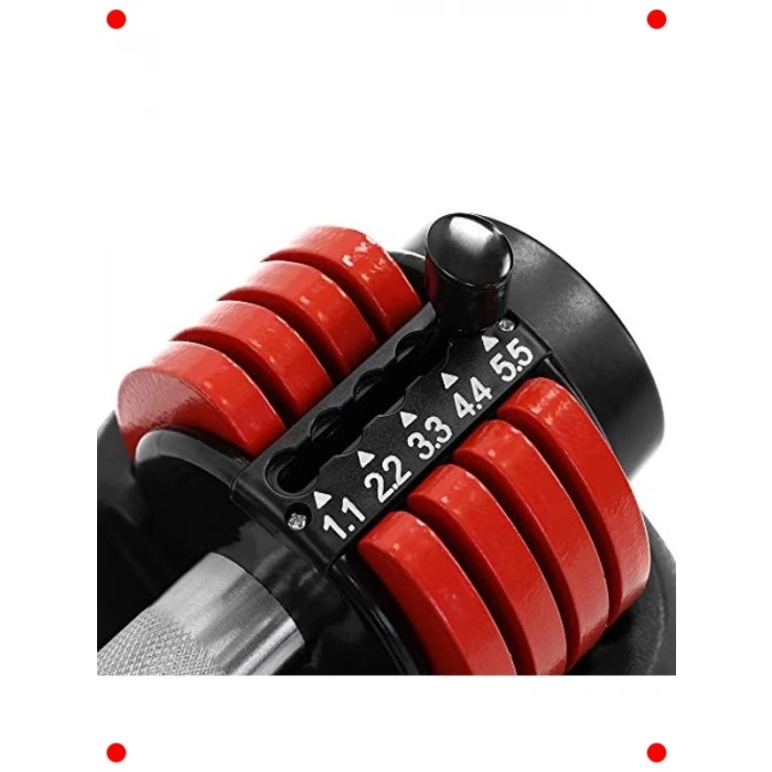 5,5 Kg Ayarlanabilir Kompakt Dambıl Seti