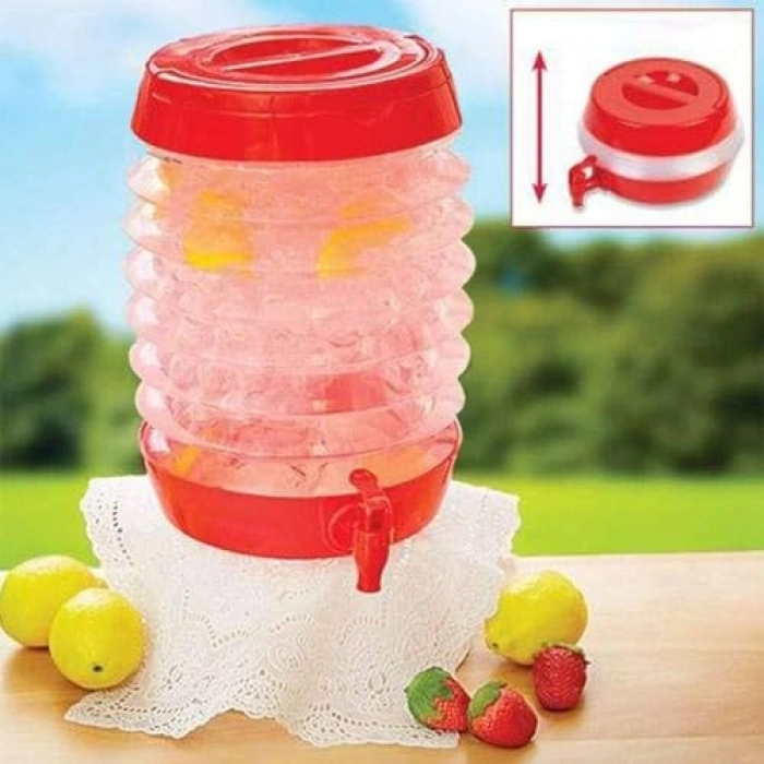 5.5 Litre Kapasiteli Katlanabilir Su Sebili, Piknik İçin Pratik