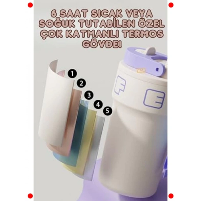 550ml LED Göstergeli Akıllı Termos Mug