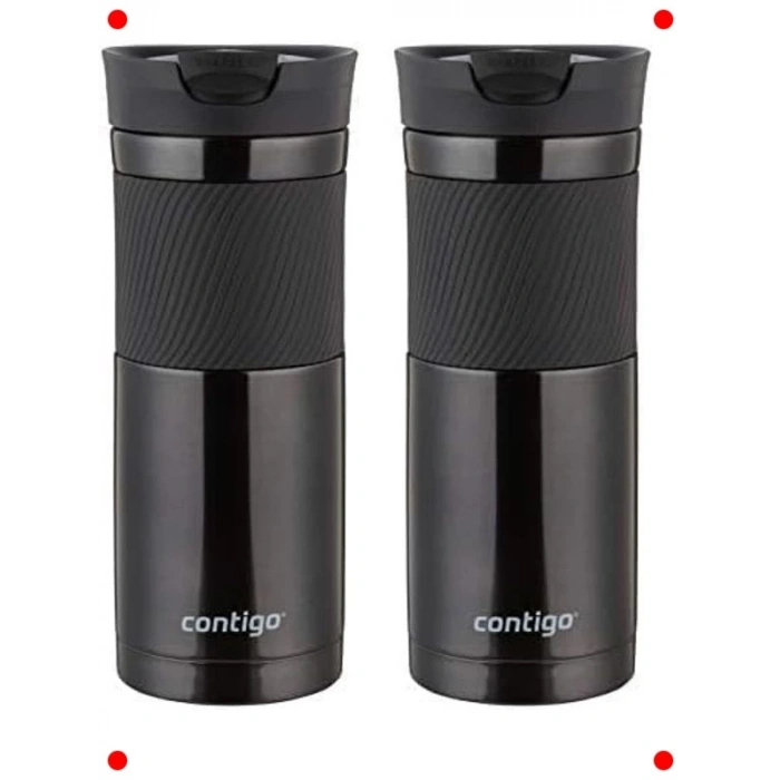 590 ml Termos Bardak - Siyah (2li Paket)