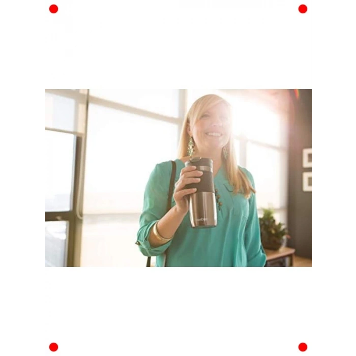 590 ml Termos Bardak - Siyah (2li Paket)