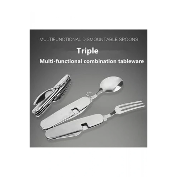 5’i 1 Arada Katlanabilir El Aleti, Kamp Yemek Seti