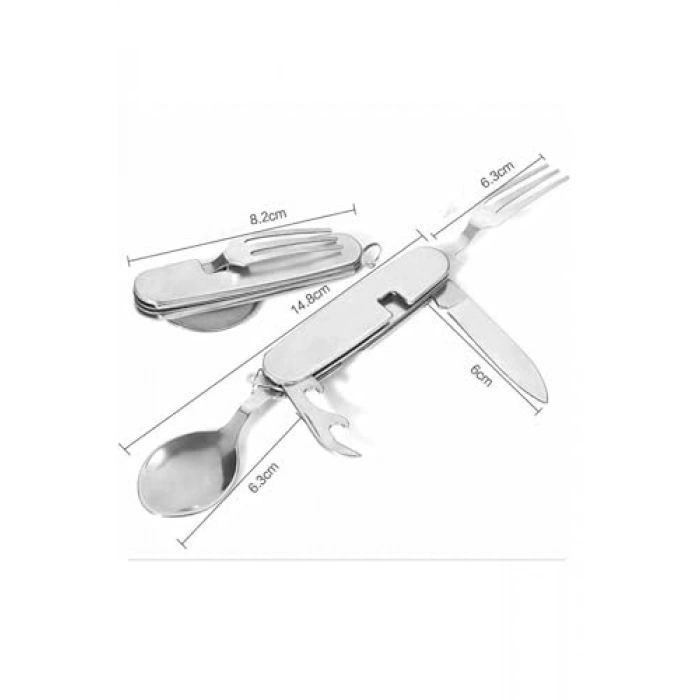 5’i 1 Arada Katlanabilir El Aleti, Kamp Yemek Seti