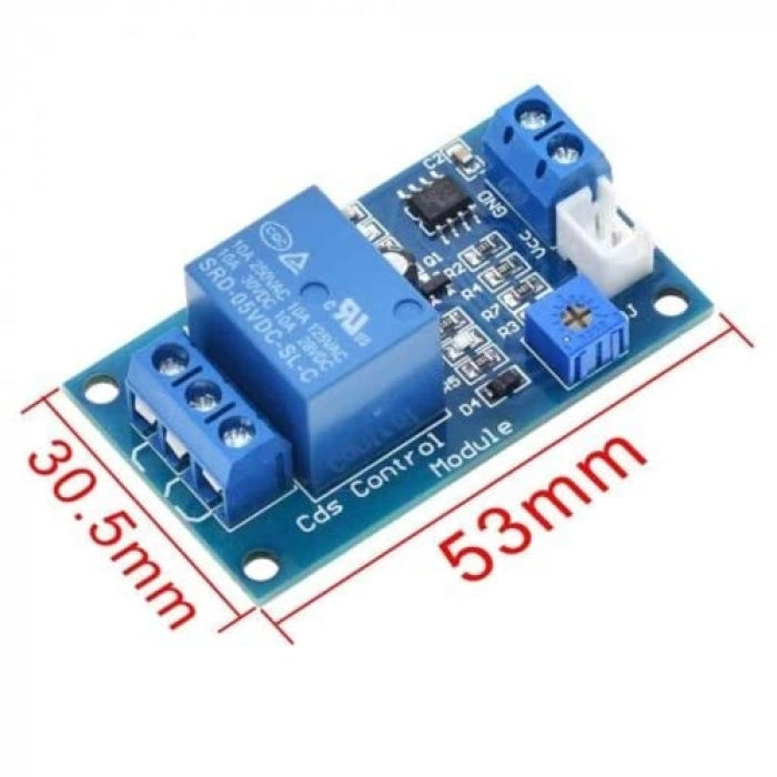 5V LDR Işık Kontrol Rölesi, Gündüz ve Gece Algılayıcı