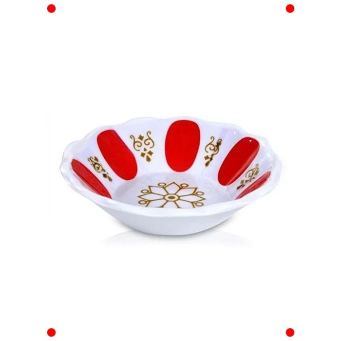 6 Adet Melamin Çay Tabağı Seti