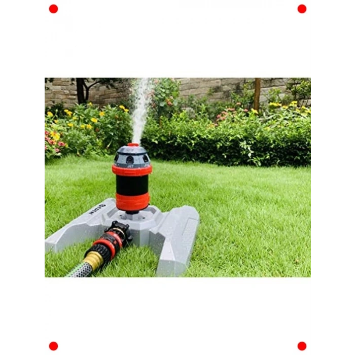 6 Desenli Metal Döner Bahçe Fıskiyesi