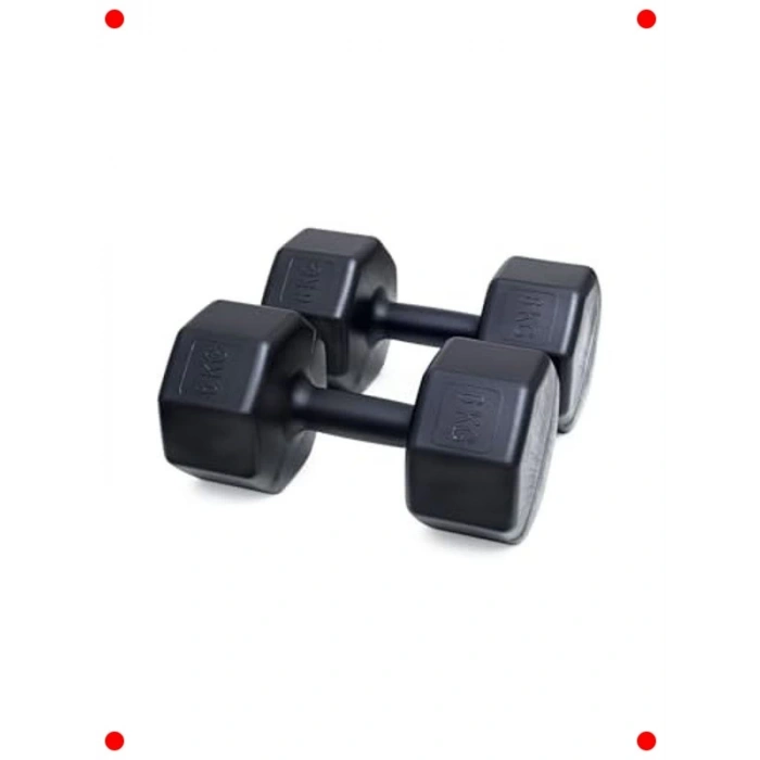 6 Kg Ağırlık Dambıl Seti (2 Adet) - Siyah