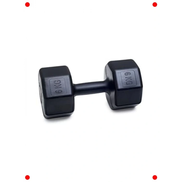 6 Kg Ağırlık Dambıl Seti (2 Adet) - Siyah