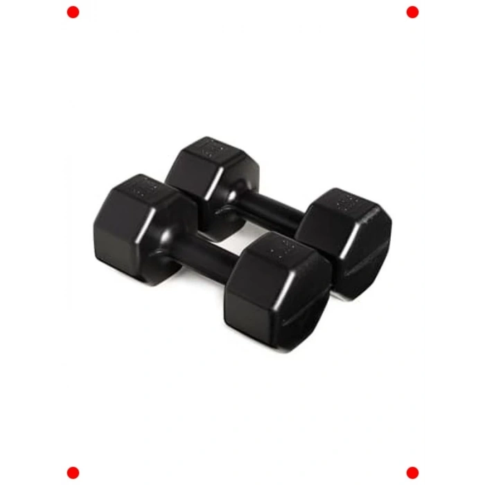 6 Kg Siyah Dambıl Seti (2x 3 Kg)