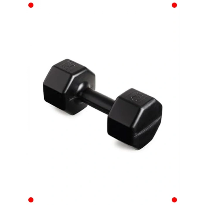 6 Kg Siyah Dambıl Seti (2x 3 Kg)