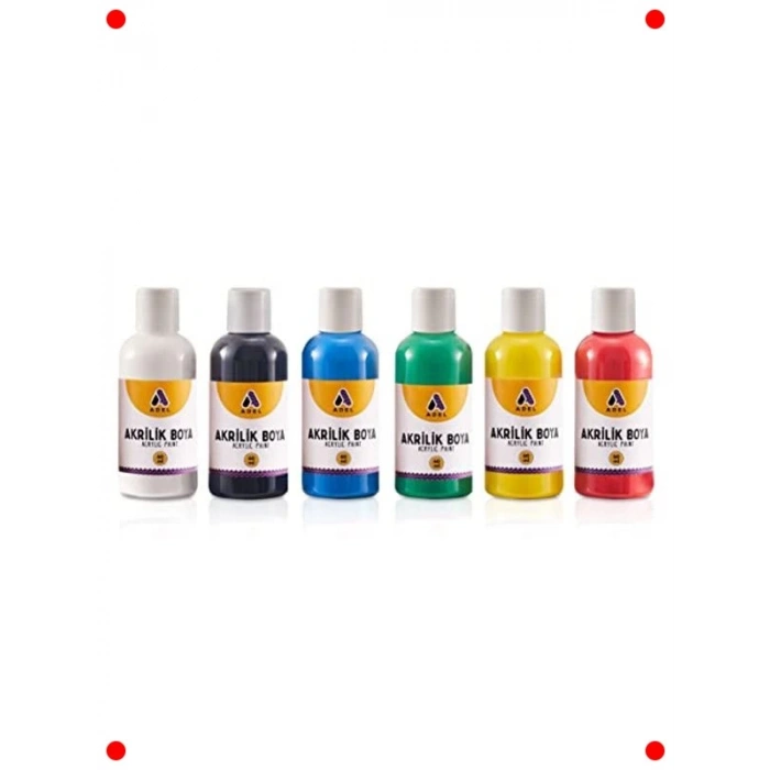 6lı 60ml Klasik Akrilik Boya Seti