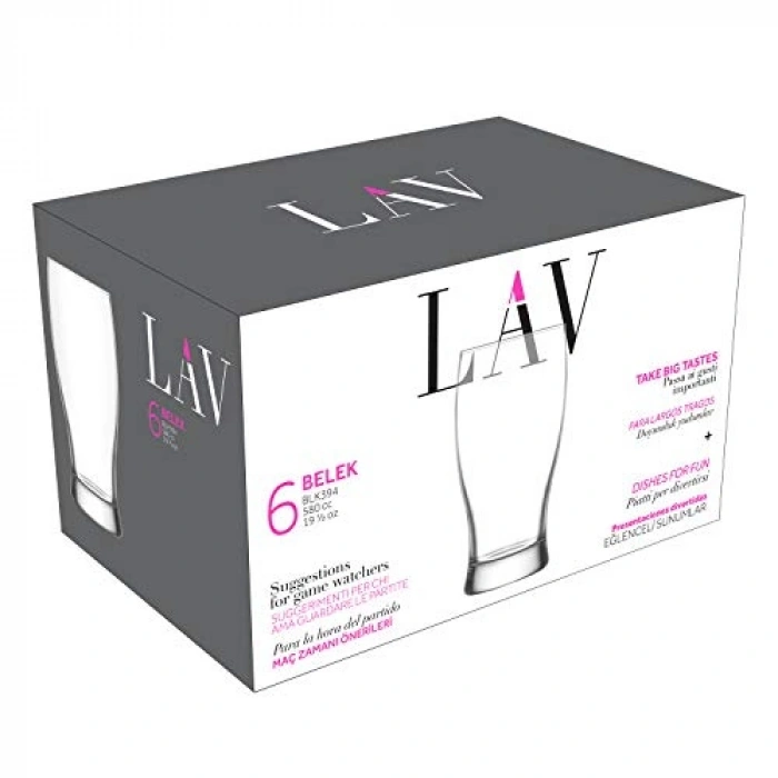 6lı Bira Bardağı Seti, Şık ve Kullanışlı