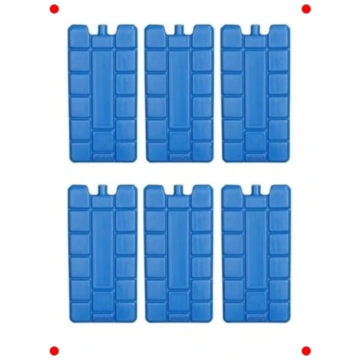 6lı Ekstra Soğutmalı Jel Buz Aküsü Seti (400ml)