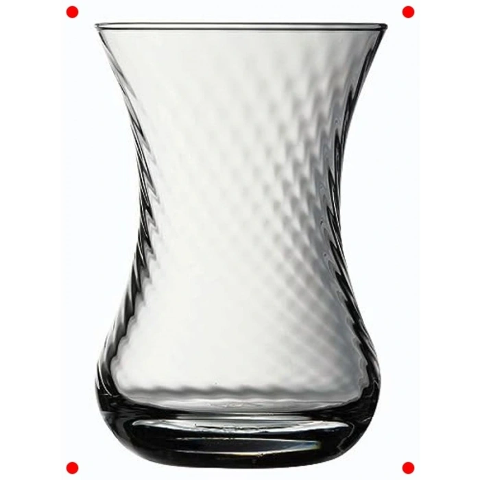 6lı İncebelli Çay Bardağı Seti 125cc