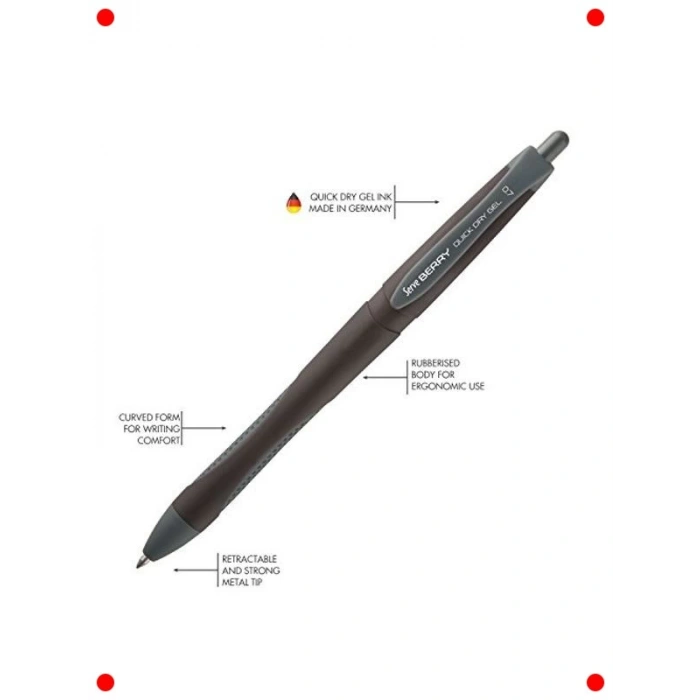 6lı Karışık Renk Jel Kalem Seti 0.7 mm