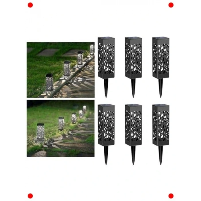 6lı  LED Bahçe Lambası, Zene Gömülebilir