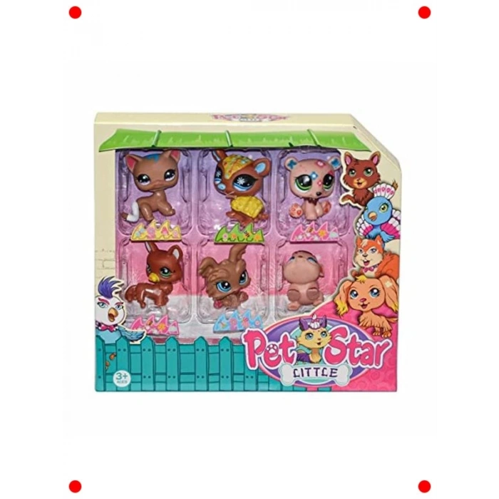 6lı Mini Oyuncak Seti Küçük Dostlar İçin