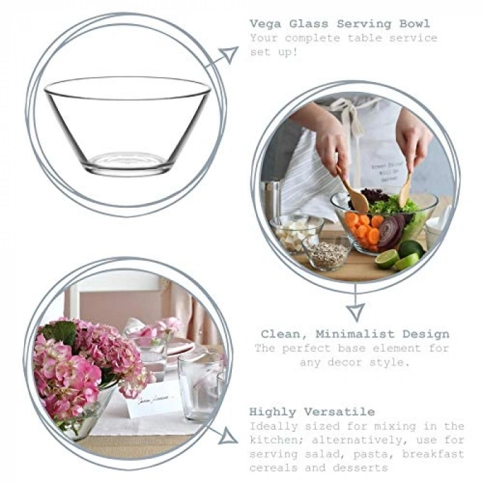 6lı Orta Boy Kase Seti, Şık Tasarım