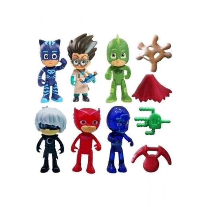 6lı Pijamaskeliler Figür Seti