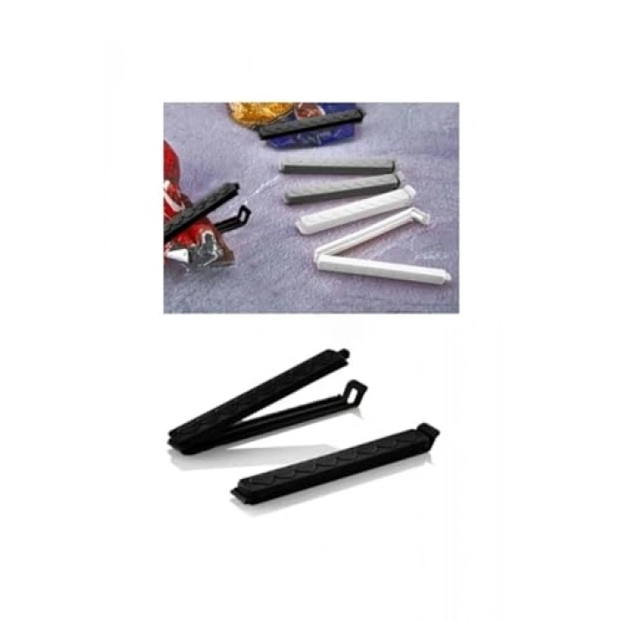 6lı Poşet Klipsi Seti, Paket Mandalı