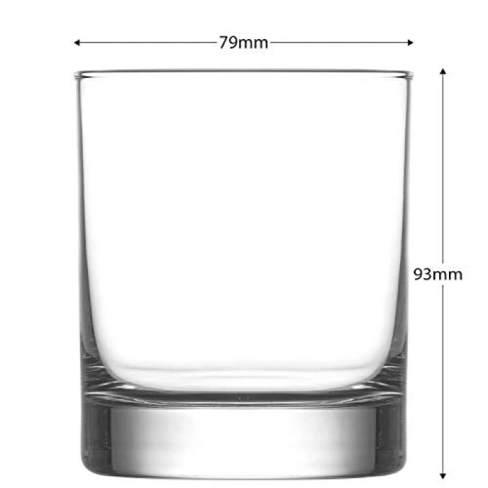 6lı set viski bardağı, Lav Ada tasarımı, şık ve modern