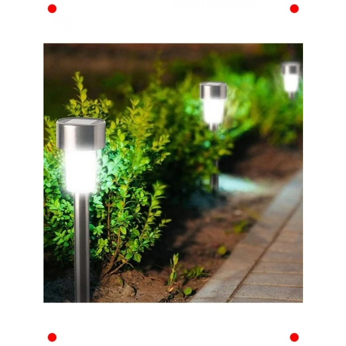6lı Solar LED Dış Mekan Bahçe Aydınlatma Seti