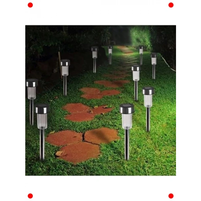 6lı Solar LED Dış Mekan Bahçe Aydınlatma Seti