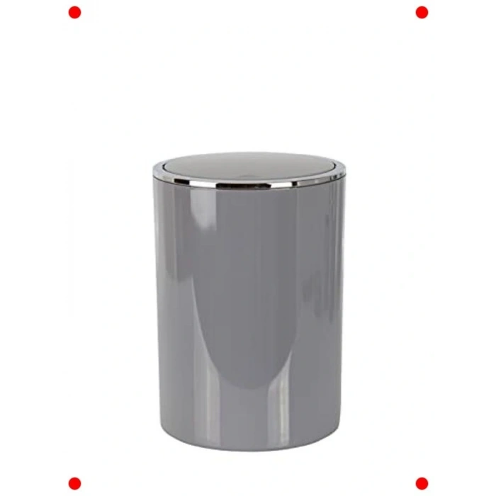 6 Litre Gri Çöp Kovası