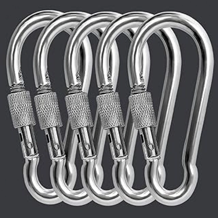 6 mm Metal Vidalı Karabina, 5 Adet Çok Amaçlı Set