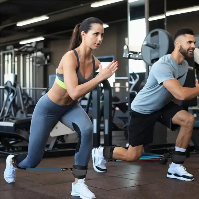 6 Parça Bacak Direnç Lastiği Seti, Pilates ve Egzersize Uygun