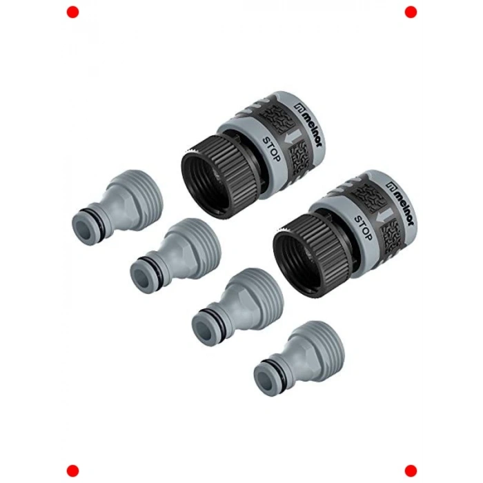 6 Parça Hızlı Hortum Bağlantı Seti, Çok Renkli