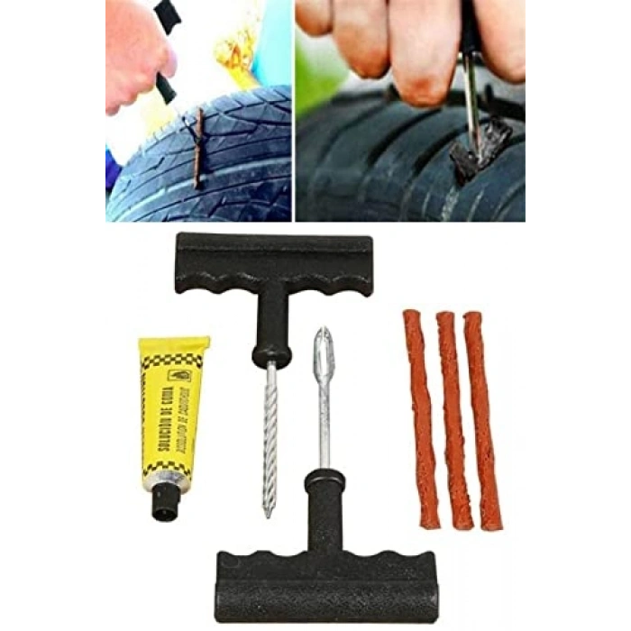 6 Parça Lastik Tarama Seti, Otomobil ve Bisiklet İçin